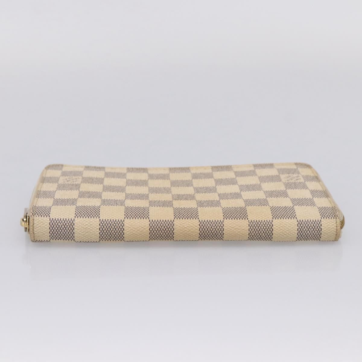 Louis Vuitton Zippy Organizer Damier, White, Canvas, Wallet