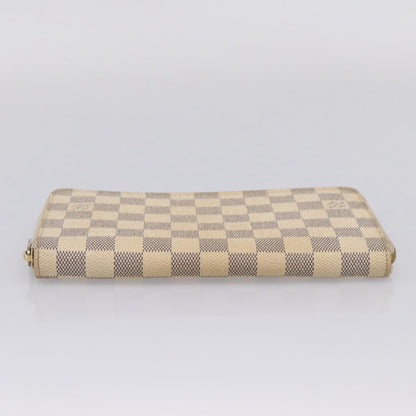 Louis Vuitton Zippy Organizer Damier, White, Canvas, Wallet