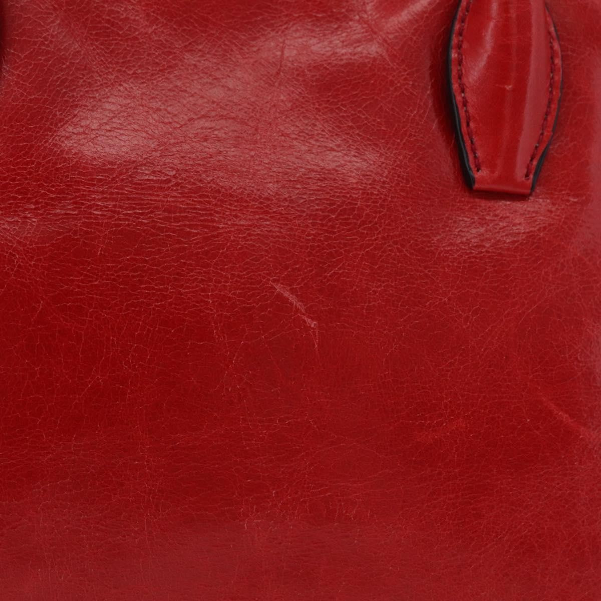 Miu Miu Convertible Vitello Shine, Red, Leather, Tote Bag