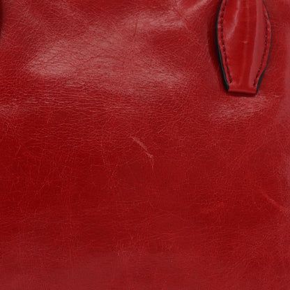 Miu Miu Convertible Vitello Shine, Red, Leather, Tote Bag