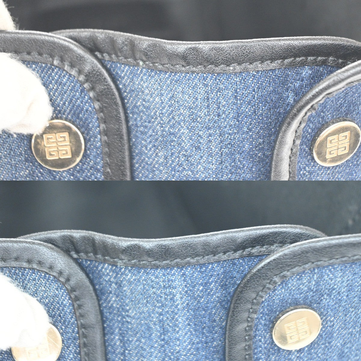 Givenchy Bond Shopper Tote Denim, Blue, Denim, Tote Bag
