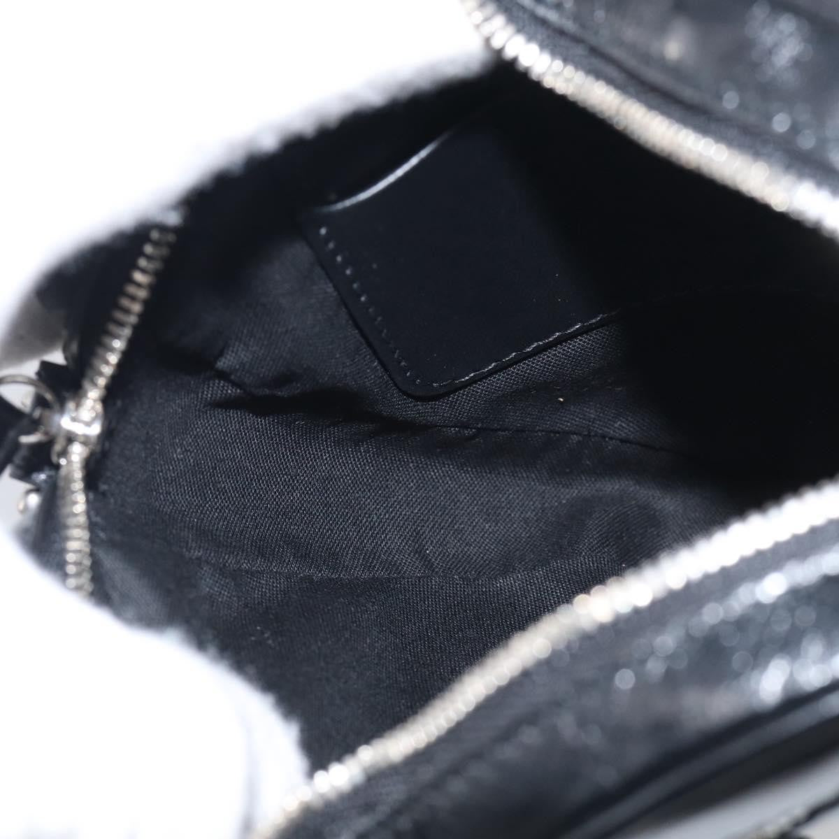 Balenciaga Le Cagole Giant Studs Heart Chain Leather, Black, Leather, Handbag