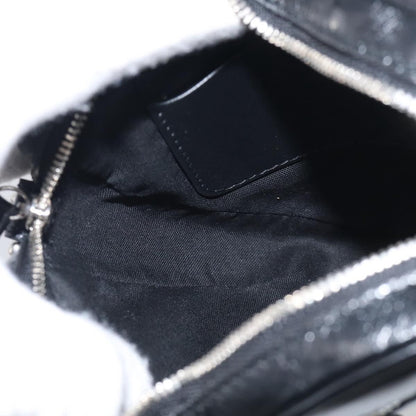 Balenciaga Le Cagole Giant Studs Heart Chain Leather, Black, Leather, Handbag