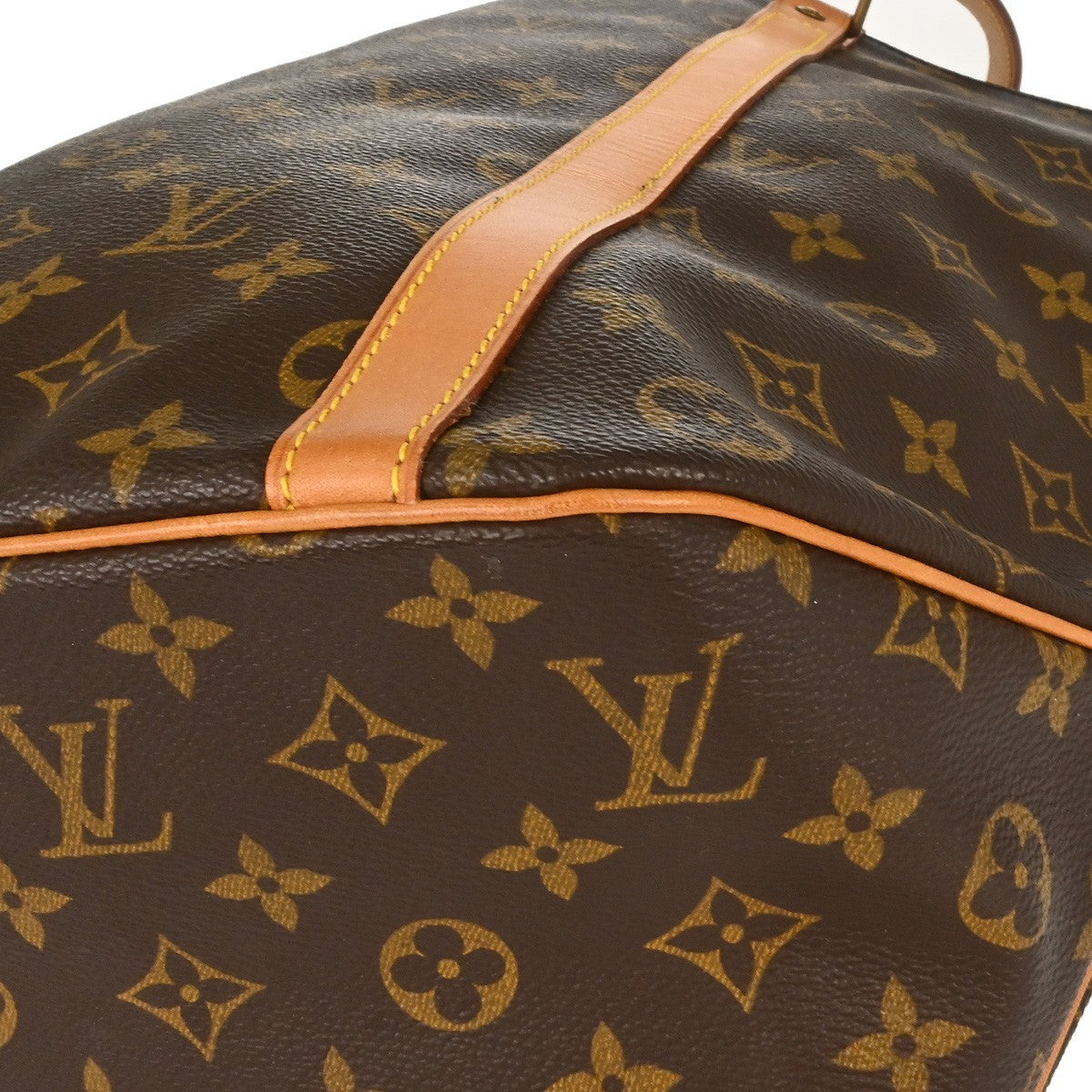 Louis Vuitton Shopping Sac Monogram Canvas, Brown, Canvas, Tote Bag