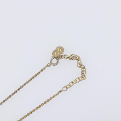 Christian Dior Vintage CD Pendant Metal, Gold, Metal, Necklace
