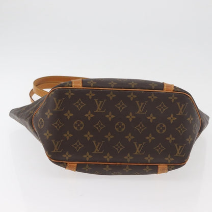 Louis Vuitton Shopping Sac Monogram Canvas, Brown, Canvas, Handbag