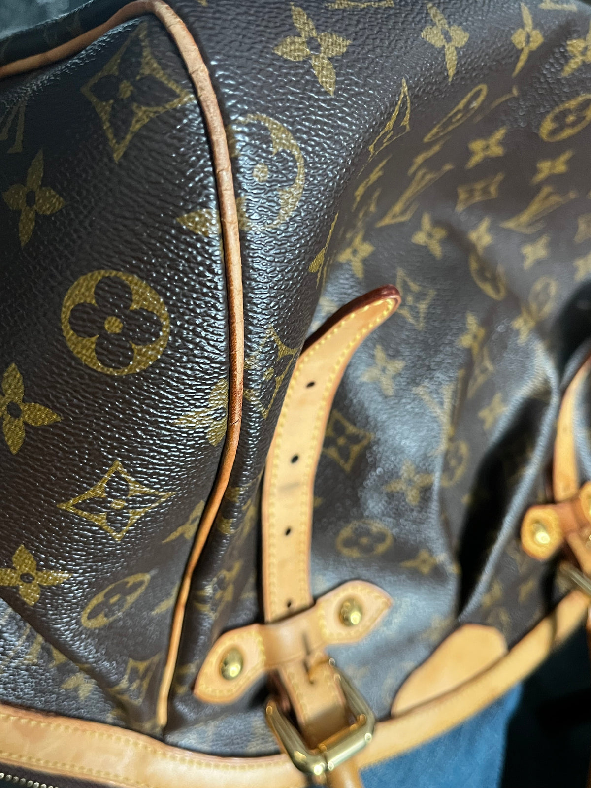 Louis Vuitton Tivoli Monogram Canvas, Brown, Canvas, Handbag