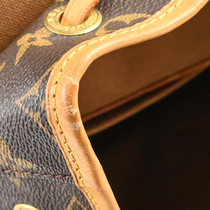 Louis Vuitton Vintage Montsouris Monogram Canvas, Brown, Canvas, Backpack