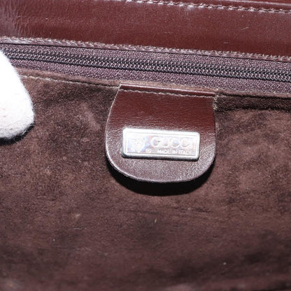 Gucci Vintage Leather, Brown, Leather, Shoulder Bag