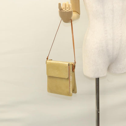 Louis Vuitton Mott Monogram Vernis, Beige, Patent Leather, Clutch