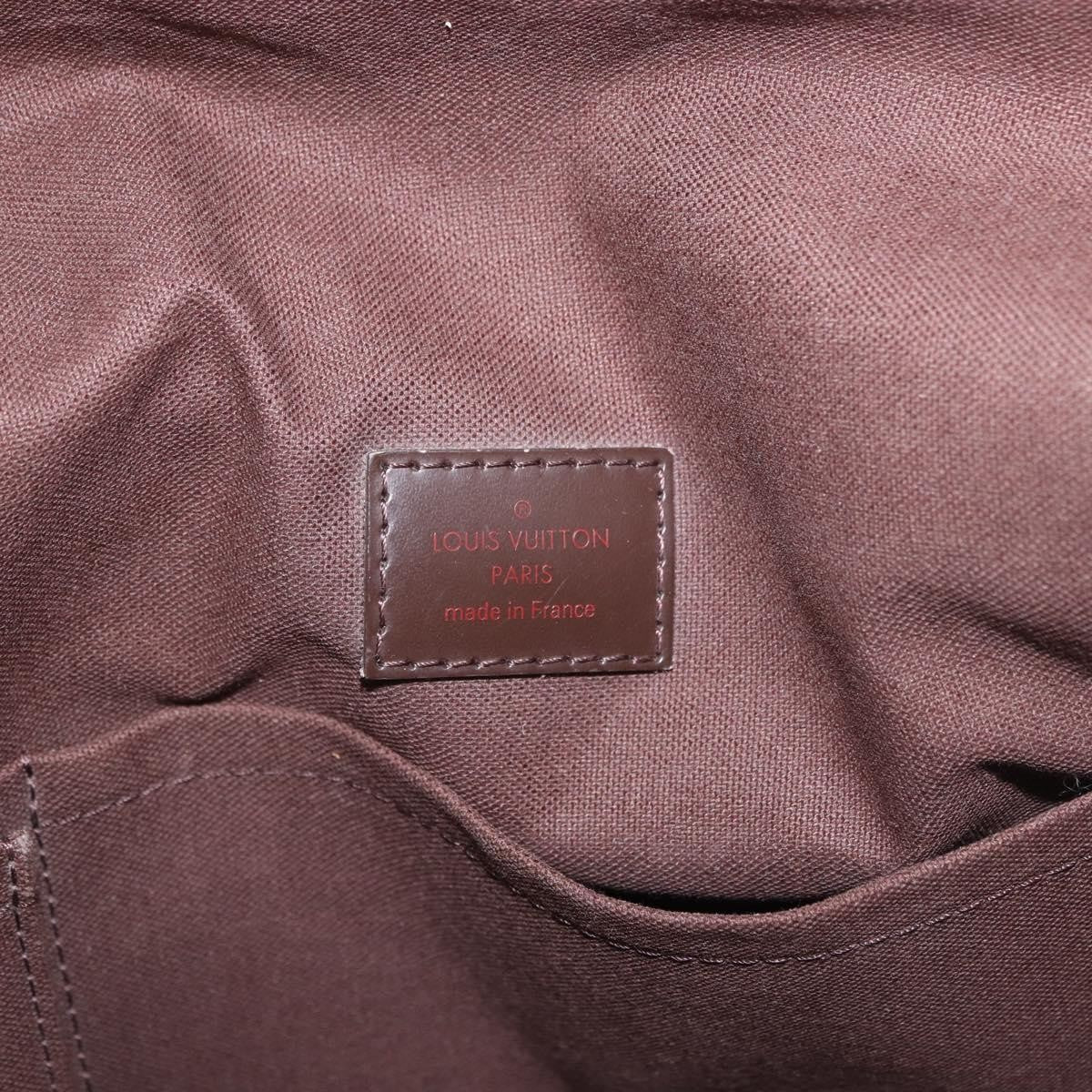 Louis Vuitton Brooklyn Damier Ebene, Brown, Canvas, Shoulder Bag