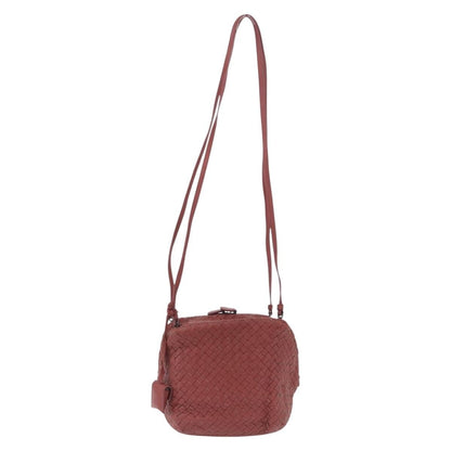 Bottega Veneta Zip Cube Messenger Intrecciato Nappa, Brown, Leather, Shoulder Bag