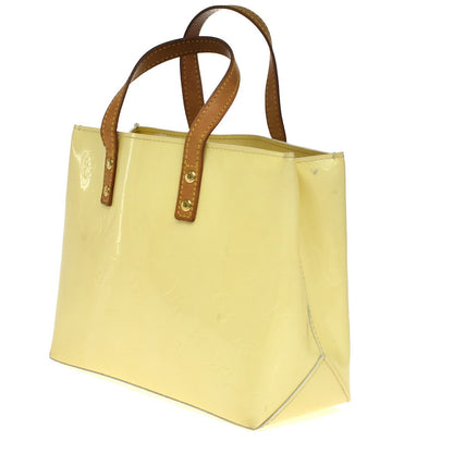 Louis Vuitton Reade Monogram Vernis, Yellow, Patent Leather, Handbag