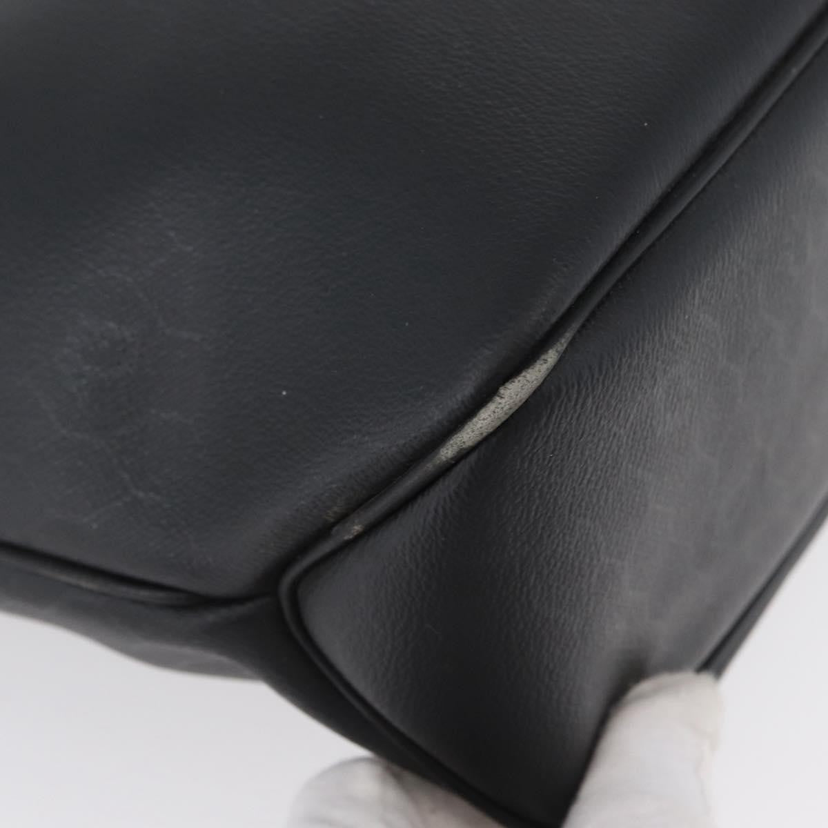 Christian Dior Vintage Honeycomb Canvas, Black, PVC, Shoulder Bag