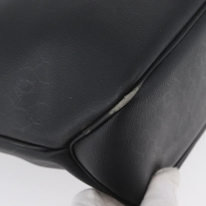 Christian Dior Vintage Honeycomb Canvas, Black, PVC, Shoulder Bag