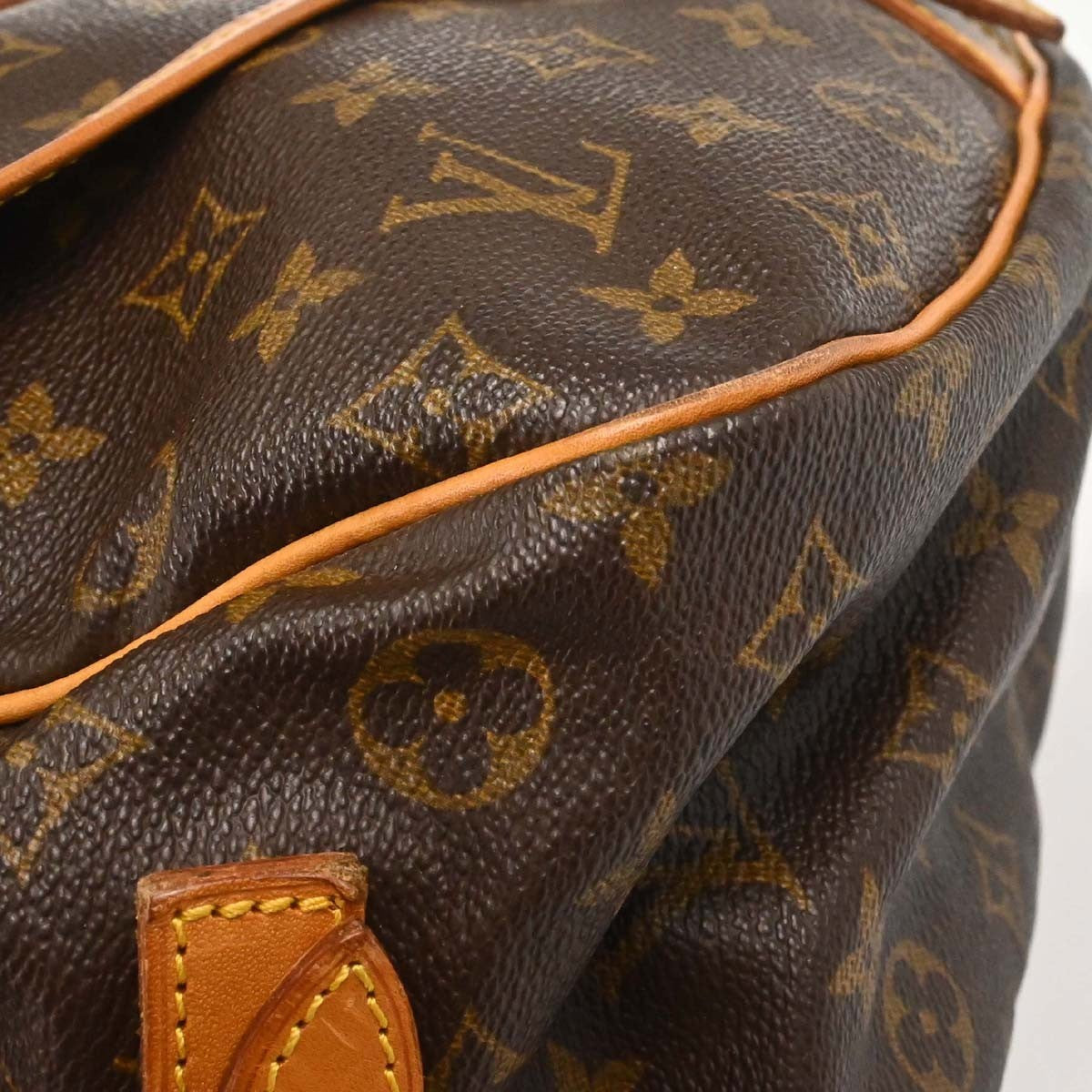 Louis Vuitton Saumur Monogram Canvas, Brown, Canvas, Shoulder Bag