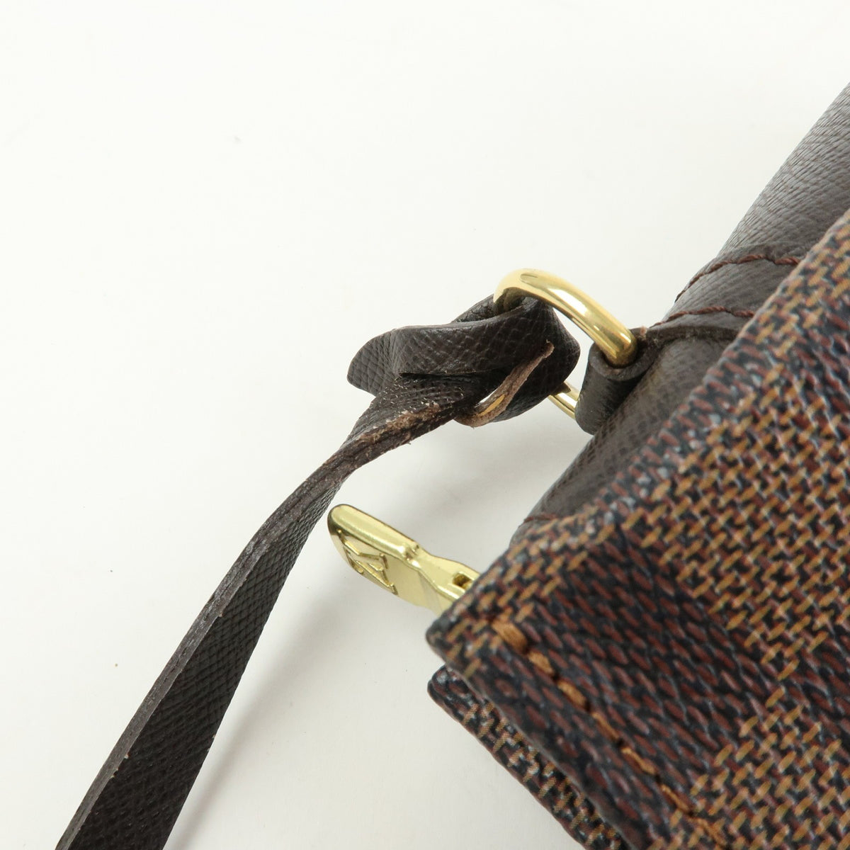 Louis Vuitton Trousse Make Up Damier, Brown, Canvas, Clutch