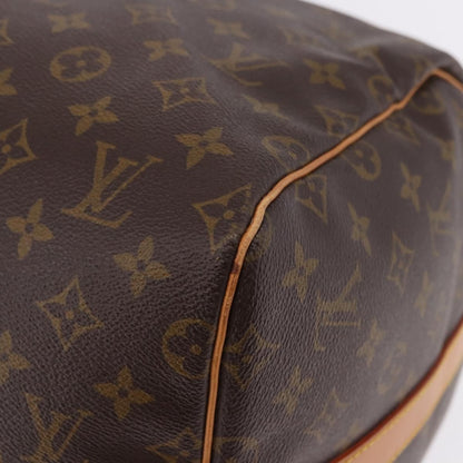 Louis Vuitton Keepall Bandoulière Monogram, Brown, Canvas, Travel Bag