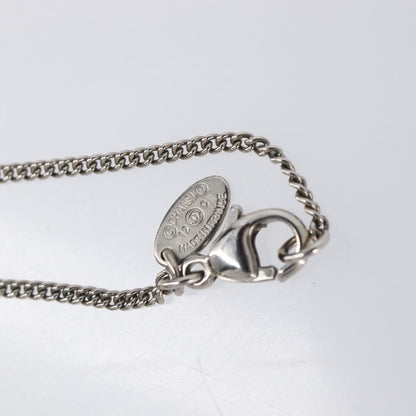 Chanel CC Pendant Metal with Crystals, Silver, Metal, Necklace