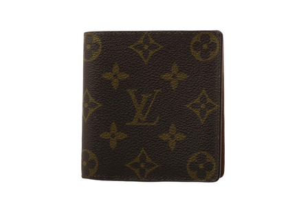 Louis Vuitton Bifold Card Case canvas, Brown, Canvas, Clutch