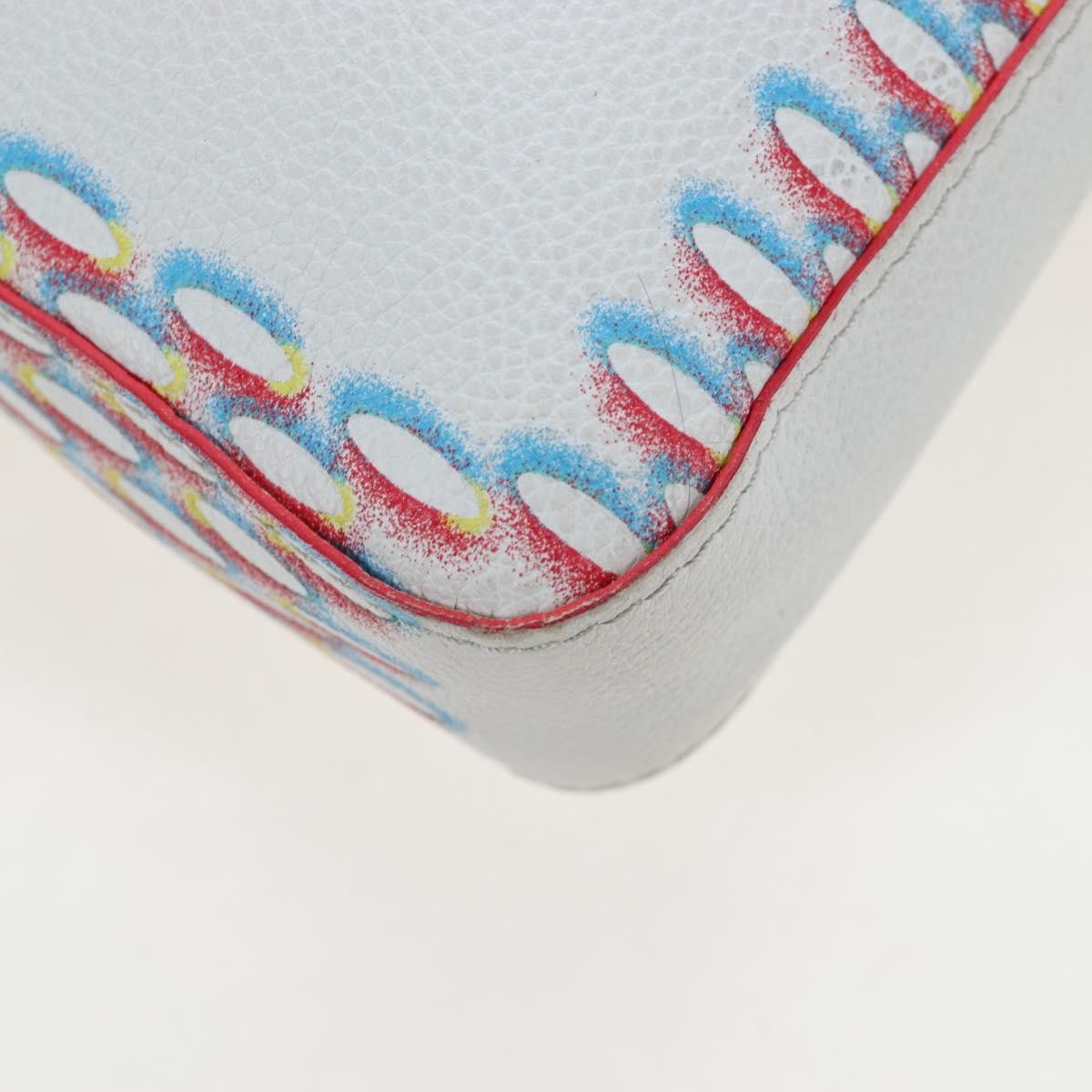 Louis Vuitton Trio Messenger Limited Edition Damier Spray Leather, White, Canvas, Handbag