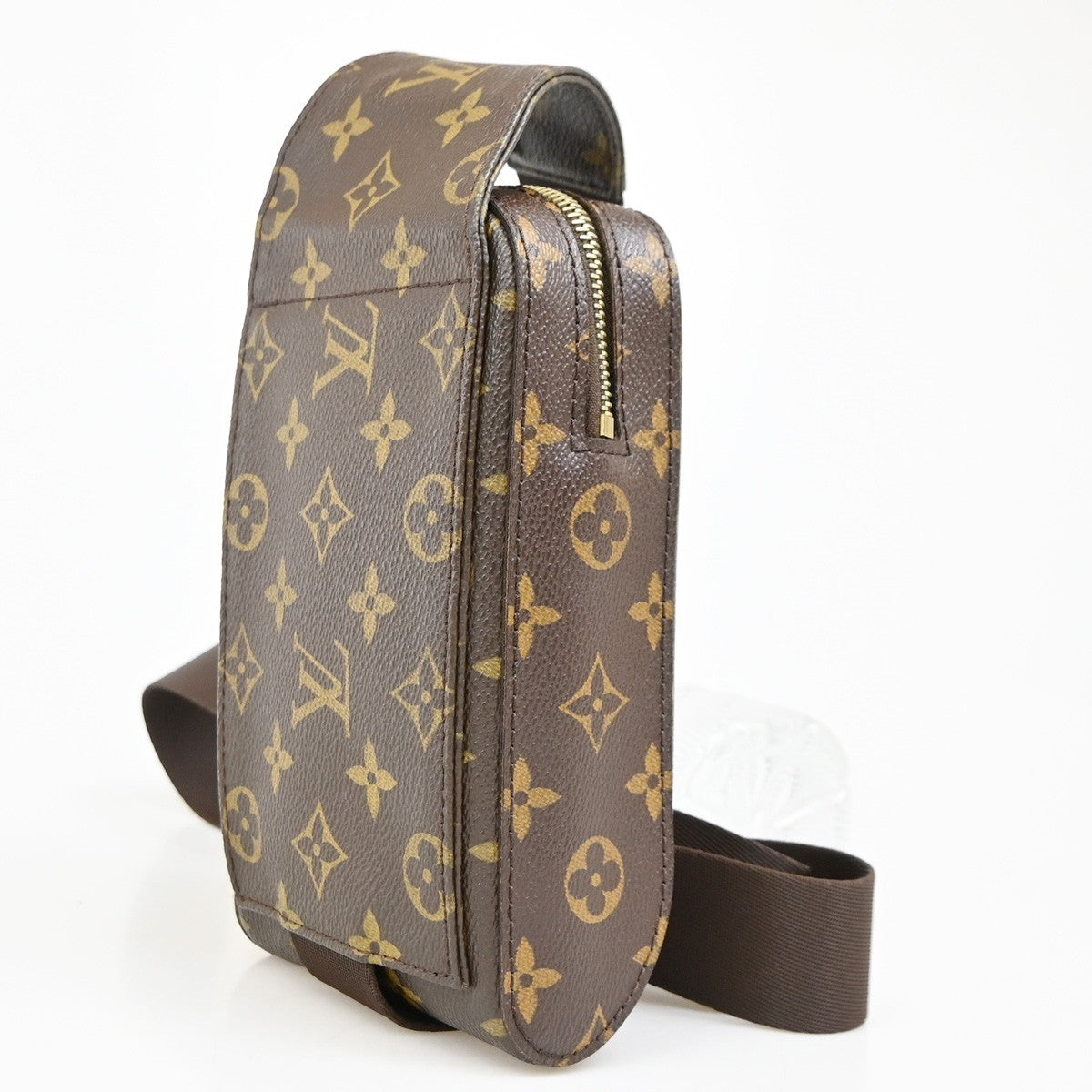 Louis Vuitton Geronimos Monogram, Brown, Canvas, Clutch