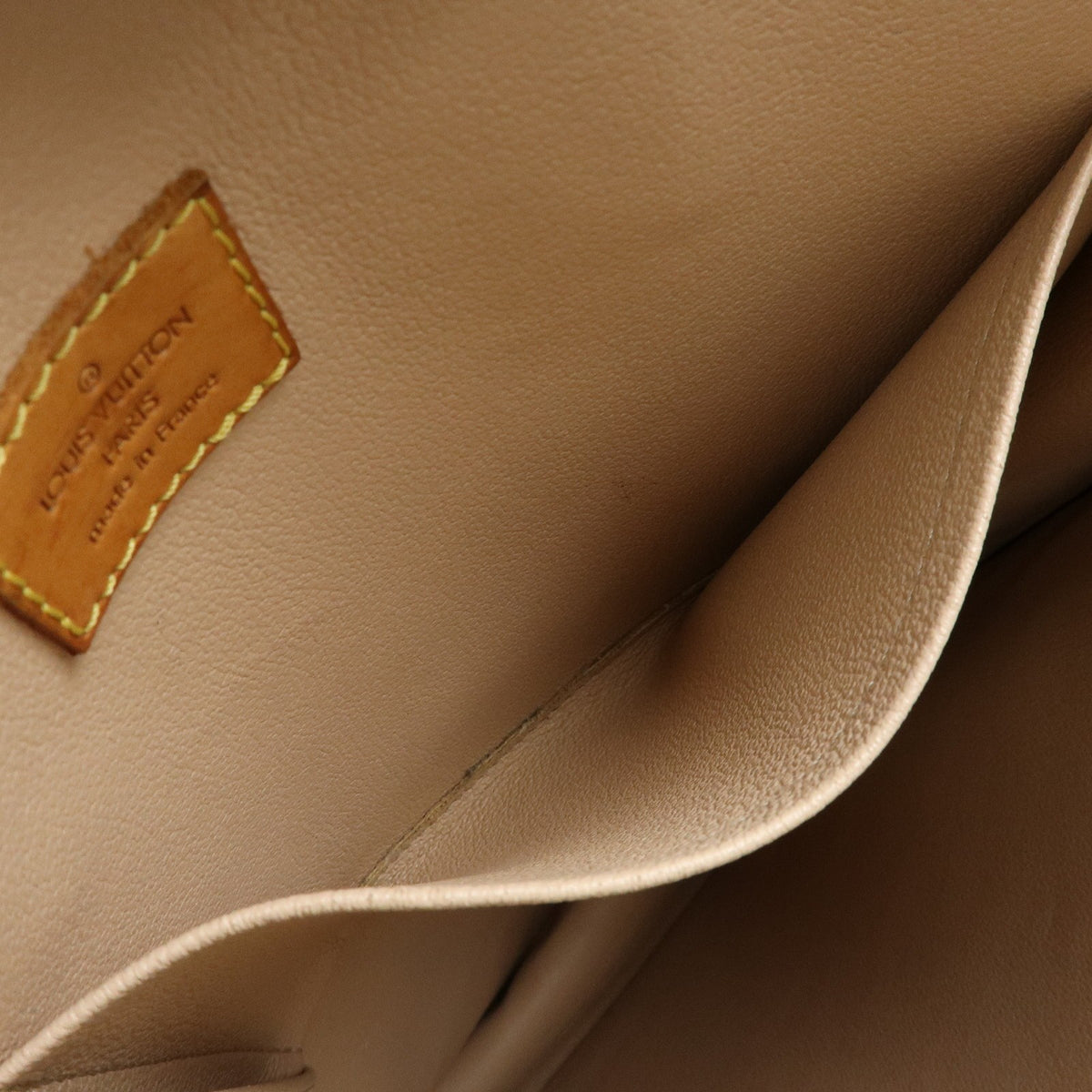 Louis Vuitton Vintage Sac Plat Monogram Canvas, Brown, Canvas, Handbag