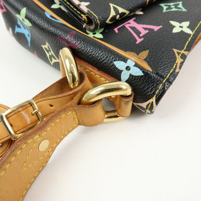 Louis Vuitton Lodge Monogram Multicolor, Black, Canvas, Handbag