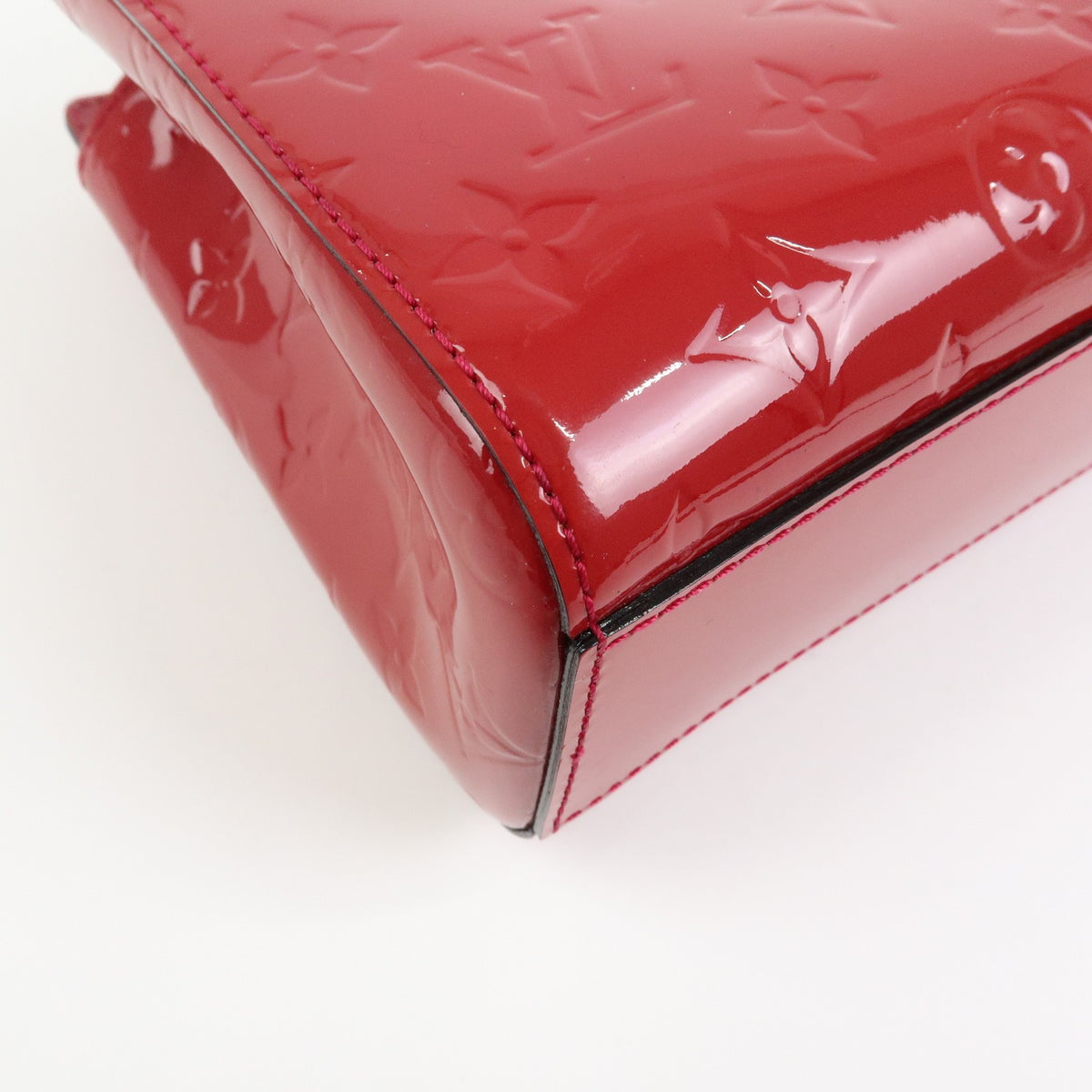 Louis Vuitton Catalina Monogram Vernis, Red, Patent Leather, Handbag