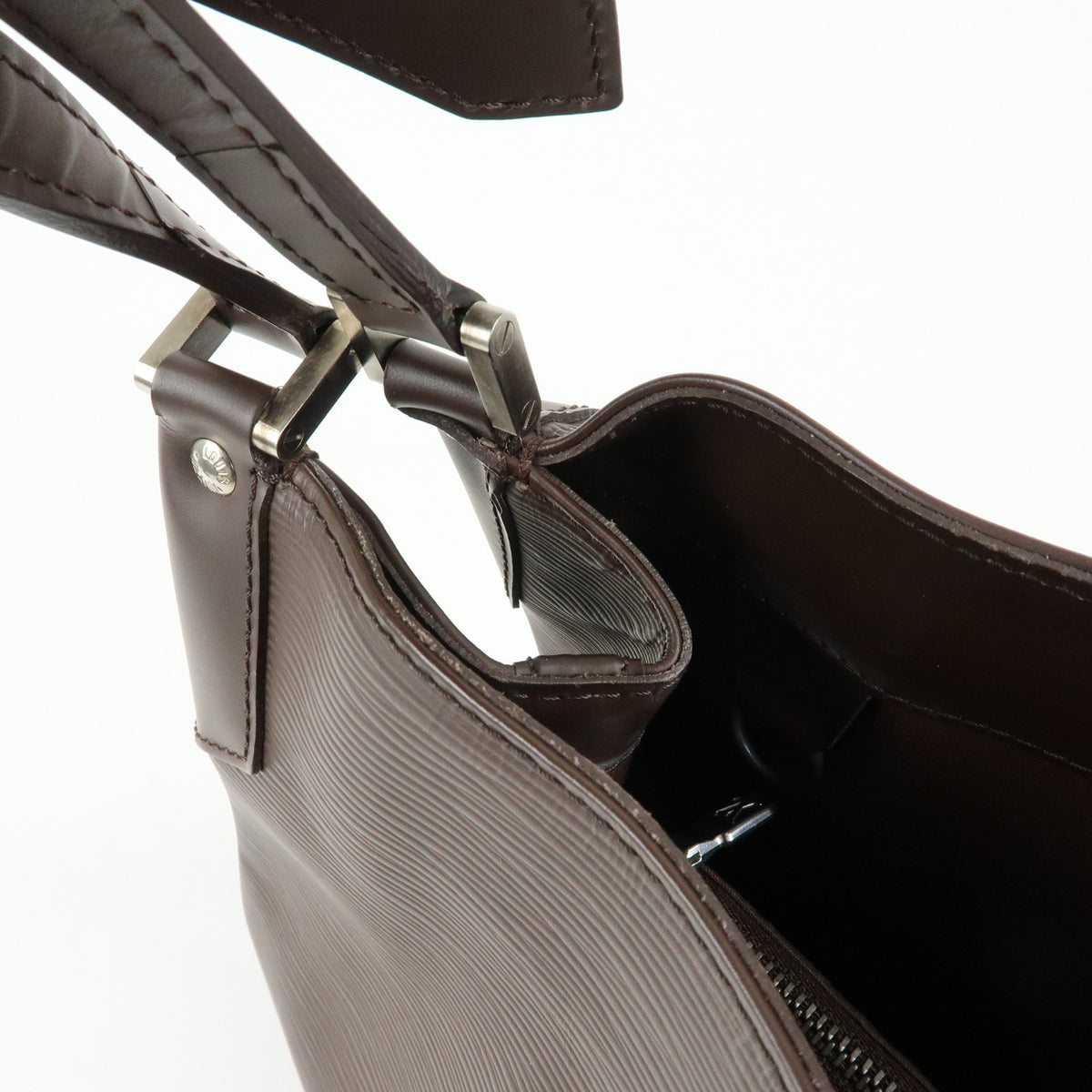 Louis Vuitton Mandara Epi Leather, Brown, Leather, Shoulder Bag