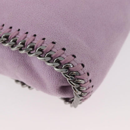 Stella McCartney Falabella Fold Over Shaggy Deer, Pink, Polyester, Crossbody Bag