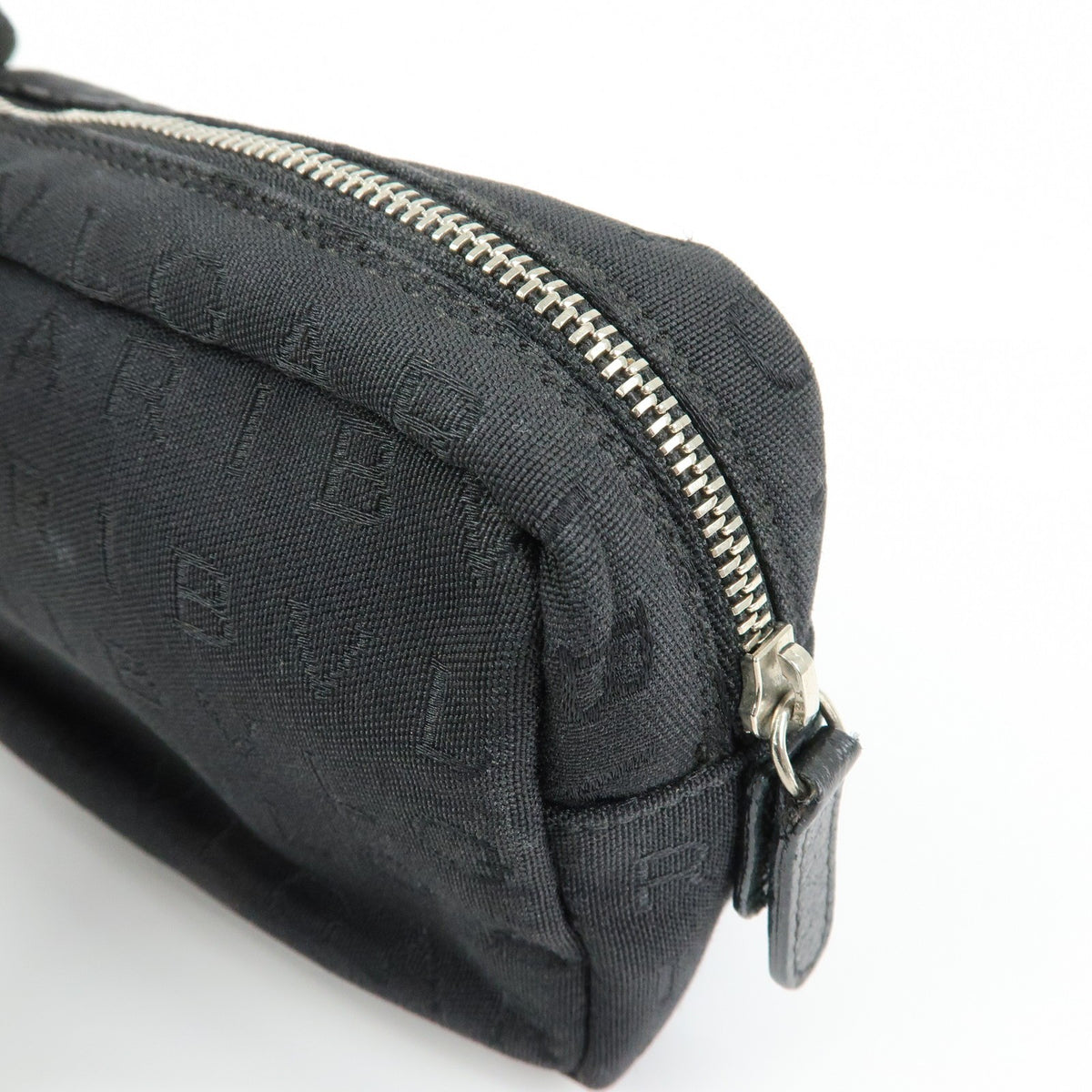 Bvlgari Pouch Canvas, Black, Canvas, Clutch