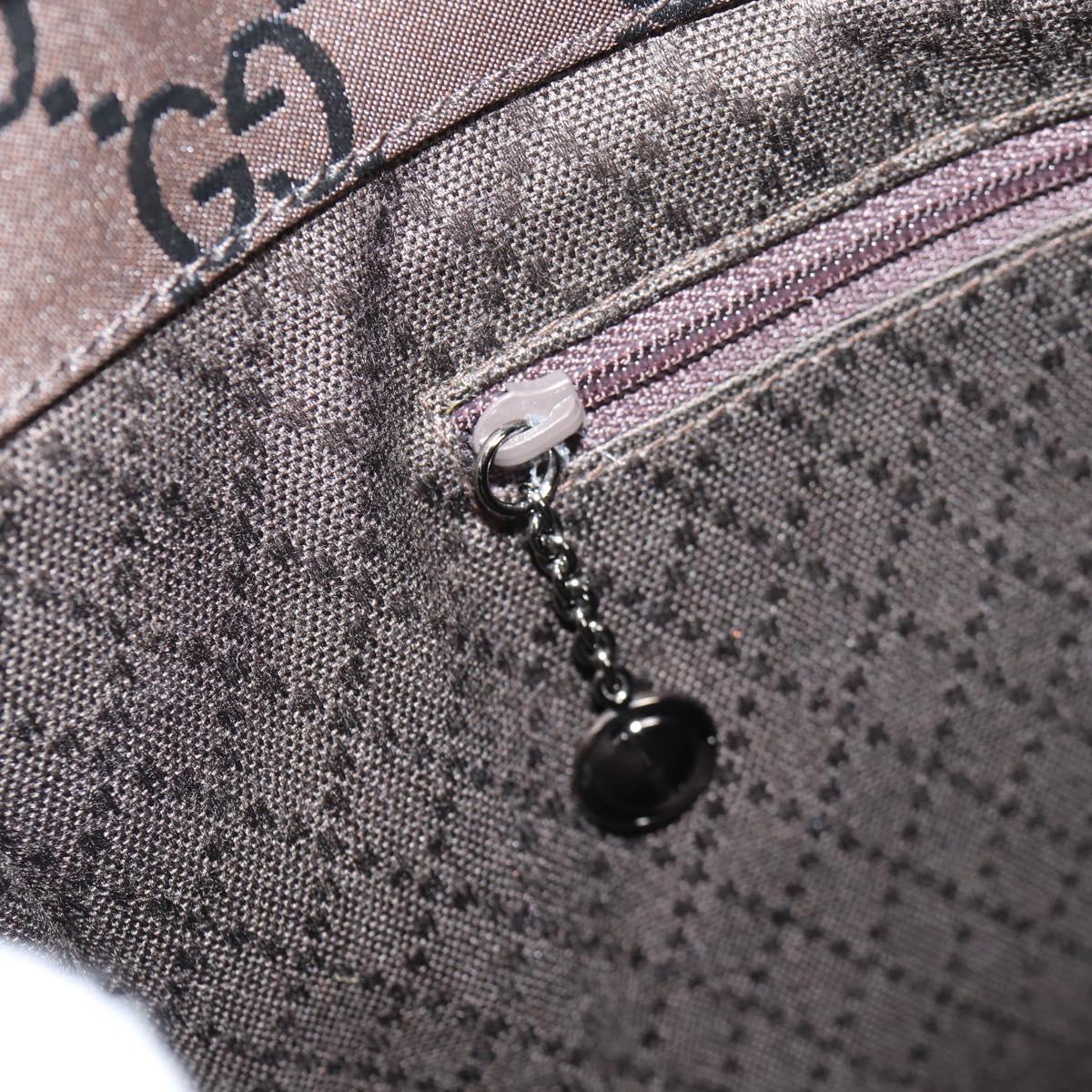 Gucci Bamboo tote bag Canvas, BROWN, CANVAS, Handbag