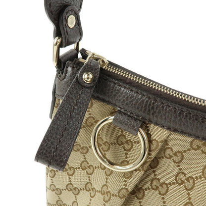 Gucci Sukey Hobo GG Canvas with Leather, Beige, Canvas, Shoulder Bag
