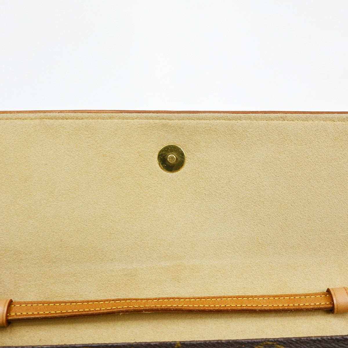Louis Vuitton Twin Monogram Canvas, Brown, Canvas, Clutch