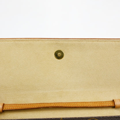 Louis Vuitton Twin Monogram Canvas, Brown, Canvas, Clutch