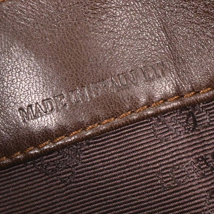Loewe Anagram Leather, Brown, Leather, Handbag