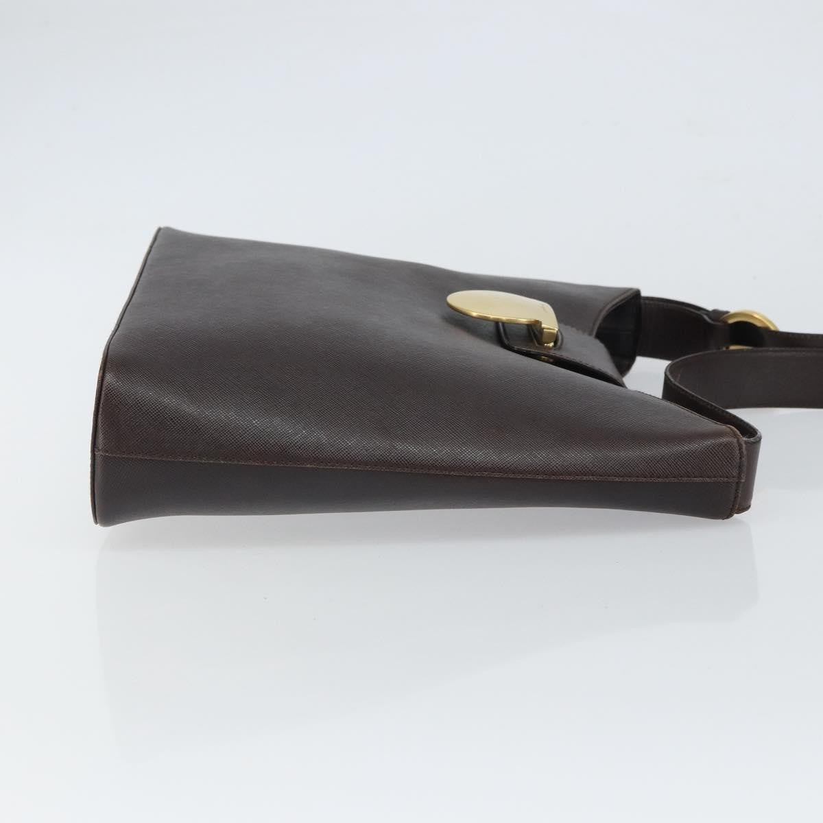 Salvatore Ferragamo Shoulder Bag Leather, Brown, Leather, Shoulder Bag