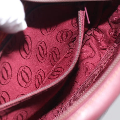 Cartier Must de Cartier Leather, Burgundy, Leather, Shoulder Bag