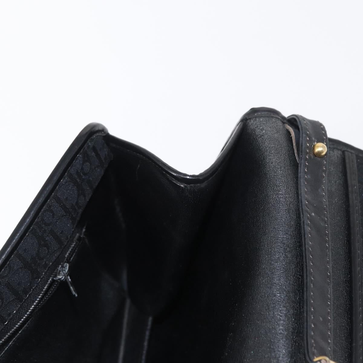 Christian Dior Vintage CD trotter Canvas, Black, Canvas, Shoulder Bag