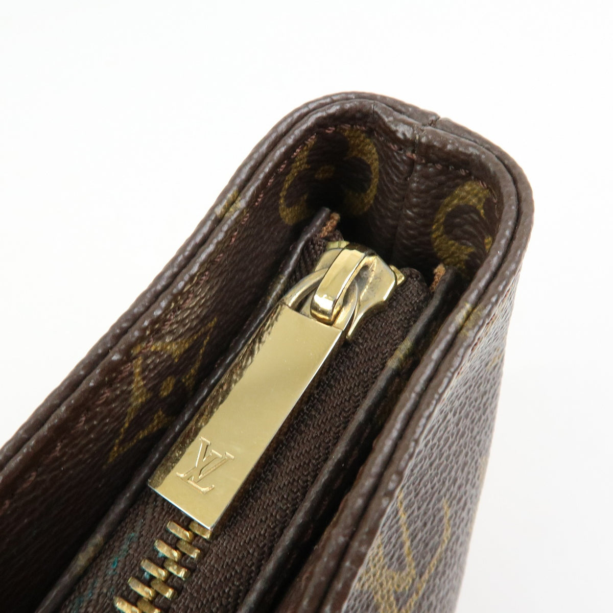 Louis Vuitton Trotteur Monogram Canvas, Brown, Canvas, Handbag
