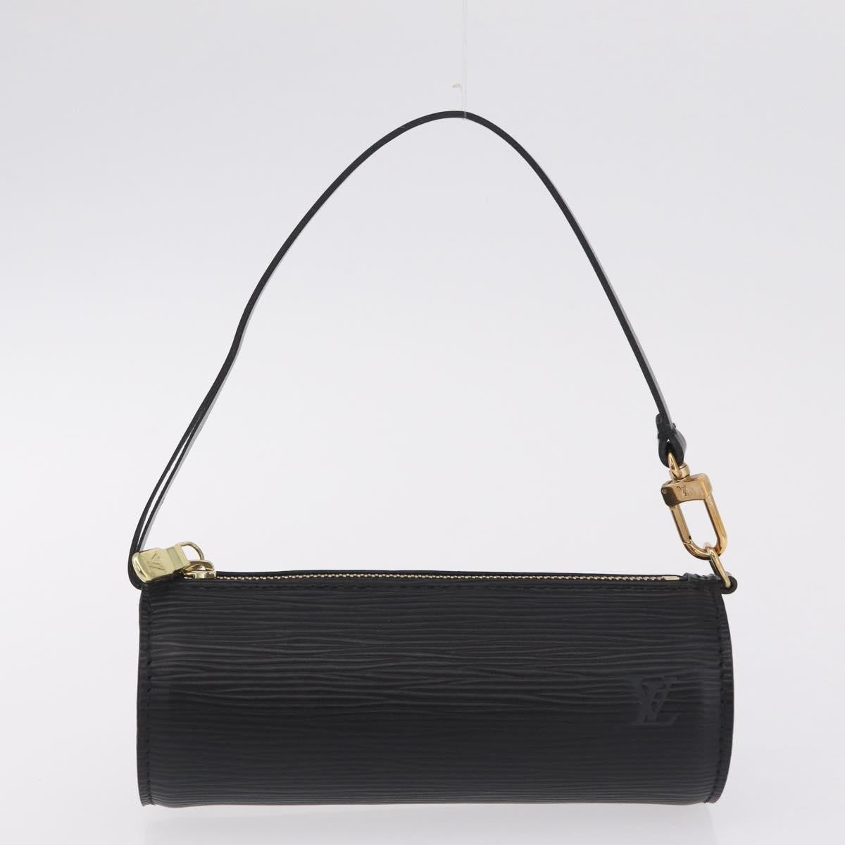 Louis Vuitton Soufflot Epi Leather, Black, Leather, Tote Bag