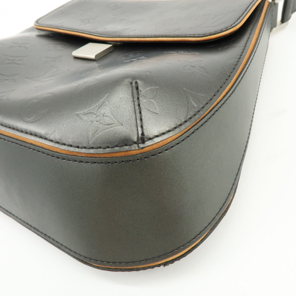 Louis Vuitton Mat Webster Street Monogram Vernis, Black, Leather, Handbag
