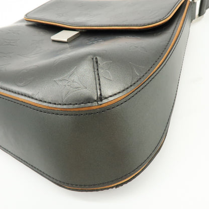 Louis Vuitton Mat Webster Street Monogram Vernis, Black, Leather, Handbag