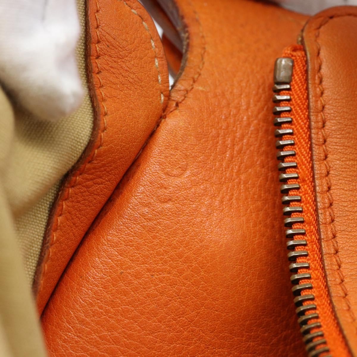 Hermes Sac Doremi Leather, Orange, Leather, Shoulder Bag