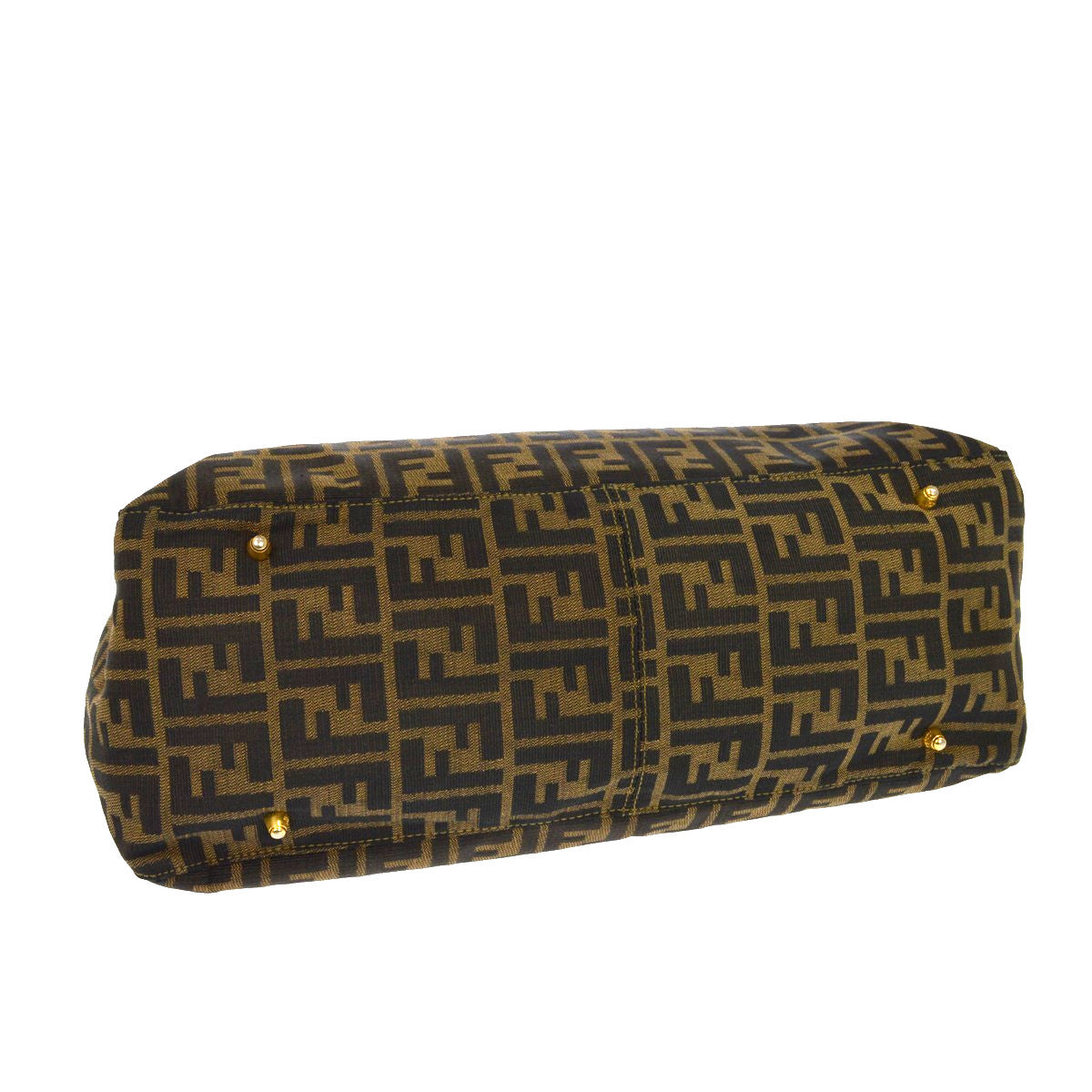 Fendi Vintage Top Handle Zucca canvas, Brown, Canvas, Tote Bag