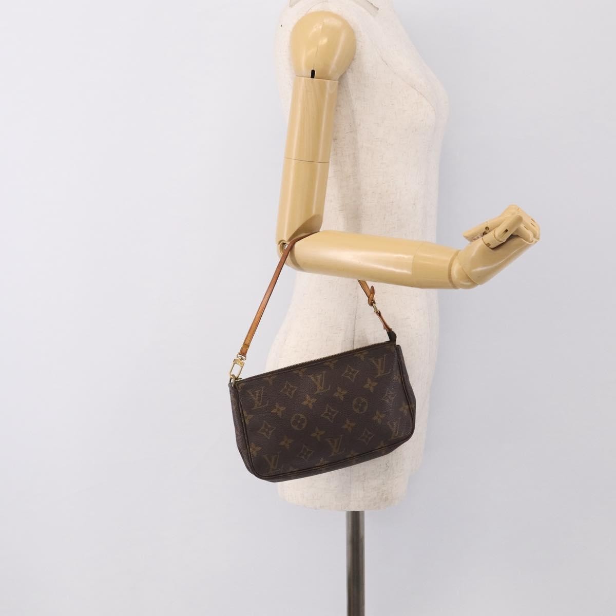 Louis Vuitton Pochette Accessoires NM Monogram Canvas, Brown, Canvas, Clutch