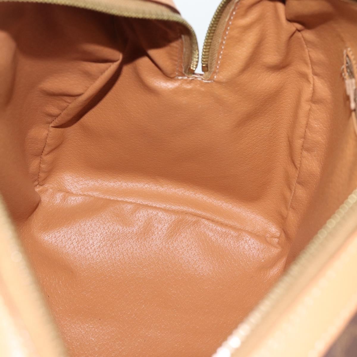 Celine Vintage Boston Macadam Coated Canvas, Brown, PVC, Handbag