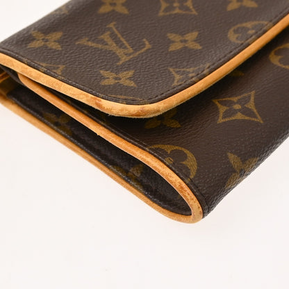 Louis Vuitton Twin Canvas, Brown, Canvas, Clutch