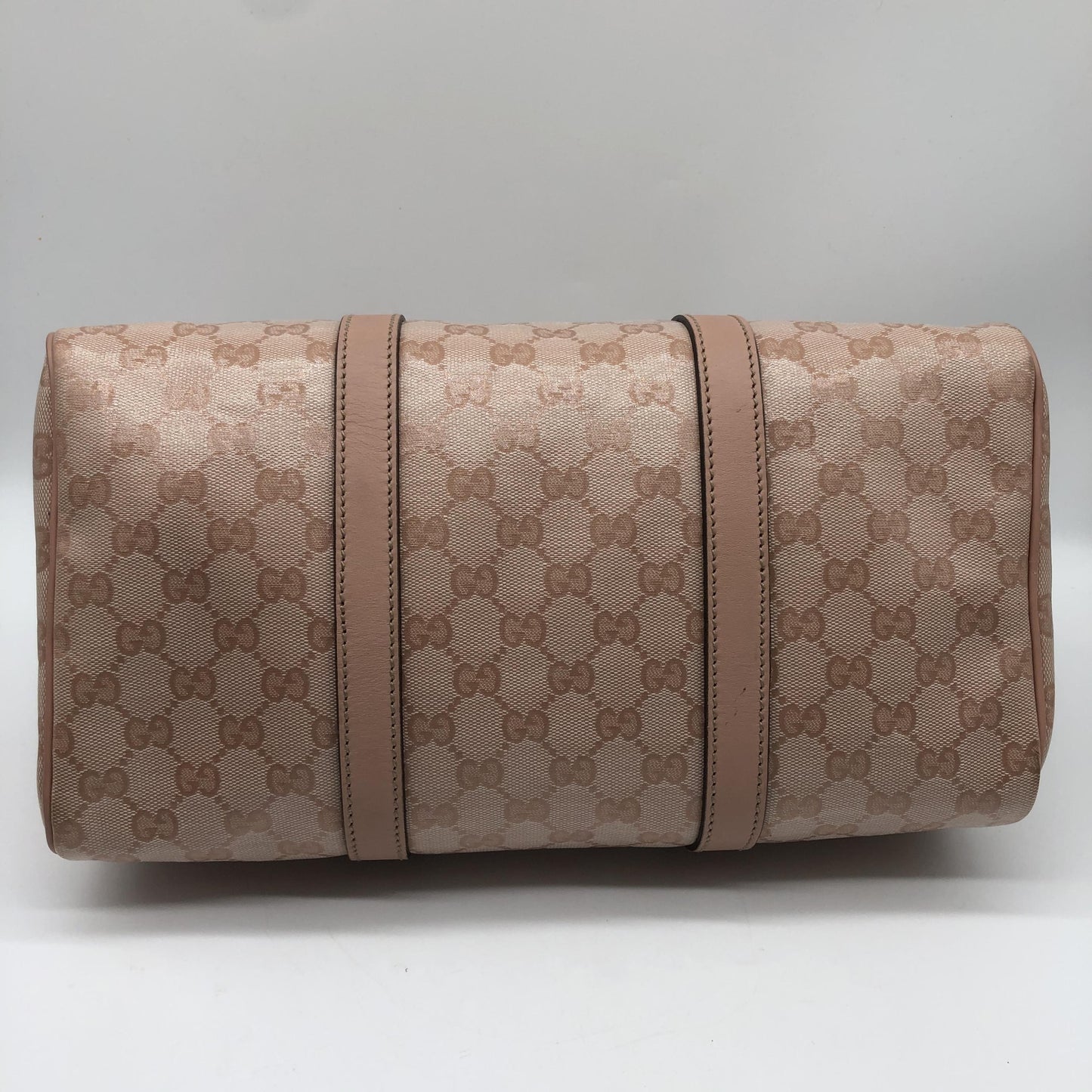 Gucci Boston Suprême GG, Pink, Canvas, Travel Bag